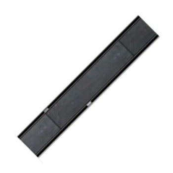 Dušas kanāla profils ACO ShowerStep 990 mm, labā puse, h=12.5/30 mm Melns