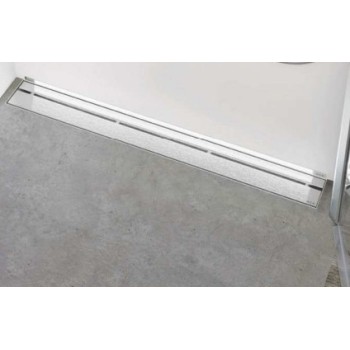 Dušas kanāla profils ACO ShowerStep 990 mm, labā puse, h=12.5/30 mm Melns