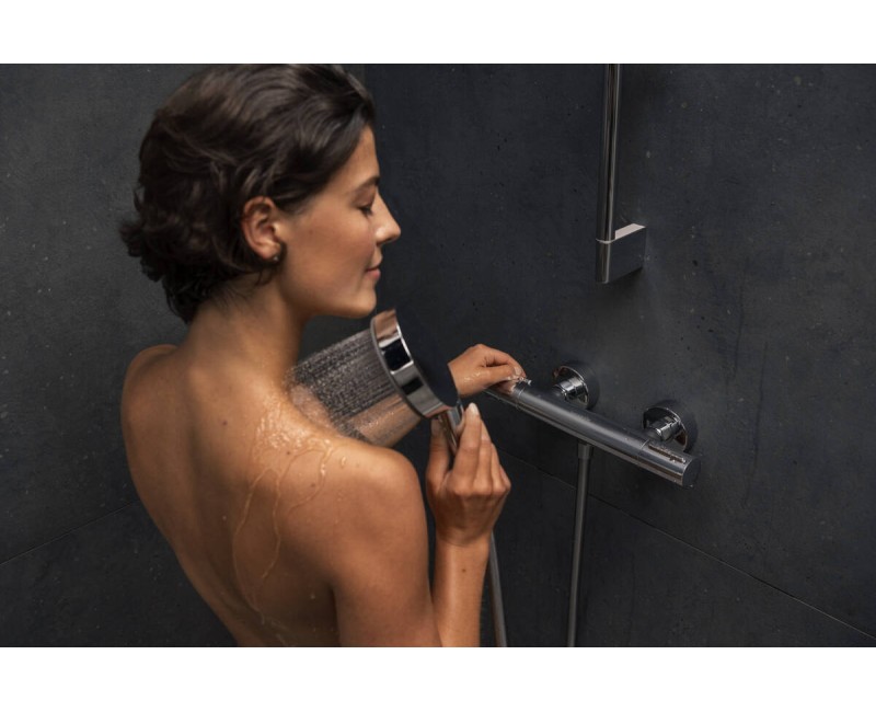 Dušo maišytuvas Hansgrohe Ecostat Element su termostatu, chromas 13346000