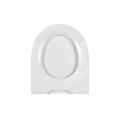 Tualetes pods Sanindusa Sanlife Rimfree ar SoftClose Clipoff vāku, Balts 136923004