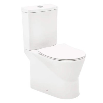 Tualetas Sanindusa URB.Y 65 Rimfree, su SoftClose EasyClipp dangčiu, Baltas matinė 140914604