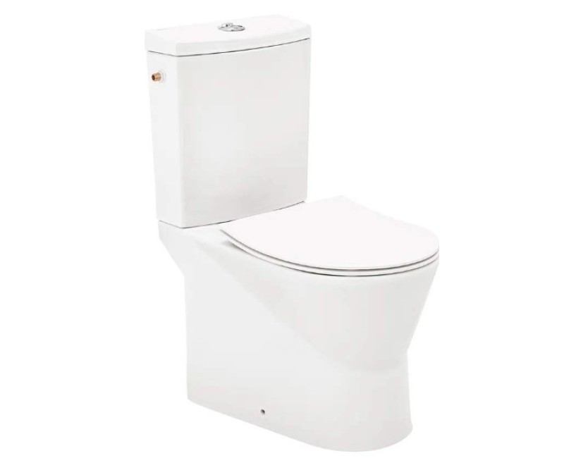 Tualetas Sanindusa URB.Y 65 Rimfree, su SoftClose EasyClipp dangčiu, Baltas matinė 140915604