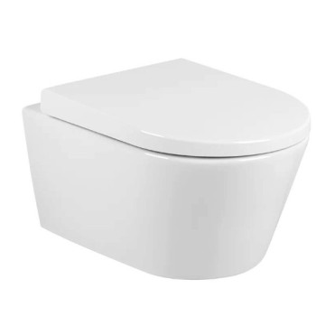 Подвесной унитаз Sanindusa Urb.Y 48 Rimfree с Clipoff крышкой 140935004