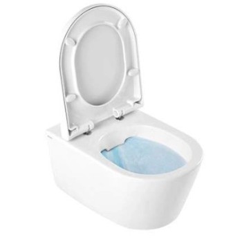 Подвесной унитаз Sanindusa Urb.Y 52 Rimfree с Clipoff крышкой SoftClose, белый. 140944004