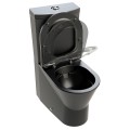 Унитаз Sanindusa URB.Y 60 Rimfree с крышкой SoftClose EasyClipp, матовый черный. 140952264