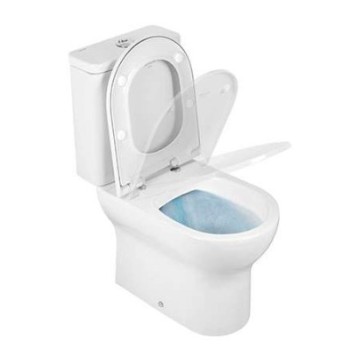 Унитаз Sanindusa Winner Rimfree с крышкой SoftClose EasyClipp, белый. 142927004