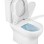 Tualetes pods Sanindusa Winner Rimfree ar SoftClose EasyClipp vāku, Balts 142931004