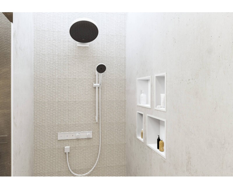 Душевой вывод Hansgrohe Fixfit с обратным клапаном, матово-белый 26455700