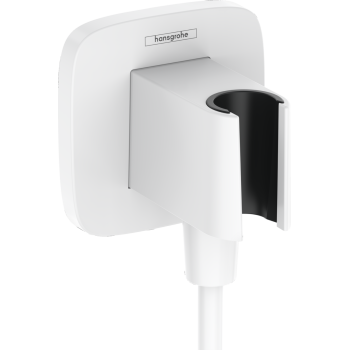 Dušas izvads Hansgrohe Fixfit Q ar turētāju, matēti balts 26887700