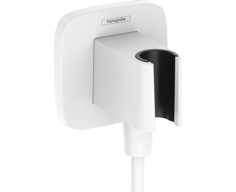 Dušas izvads Hansgrohe Fixfit E ar turētāju, matēti balts 26887700