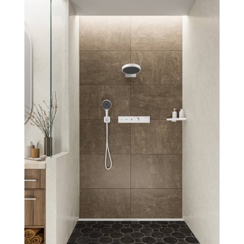 Dušas izvads Hansgrohe Fixfit Q ar turētāju, matēti balts 26887700