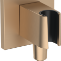 Dušas izvads Hansgrohe Fixfit ar turētāju, birstēta bronza 26889140