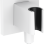 Dušo išleidimas Hansgrohe Fixfit E su laikikliu, matinė balta 26889700