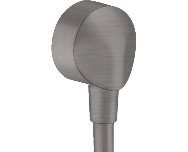 Dušo išleidimas Hansgrohe Fixfit E be atbulinio vožtuvo, šlifuotas juodas chromas 27454340