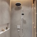 Dušo išleidimas Hansgrohe Fixfit E be atbulinio vožtuvo, matinė balta 27454700