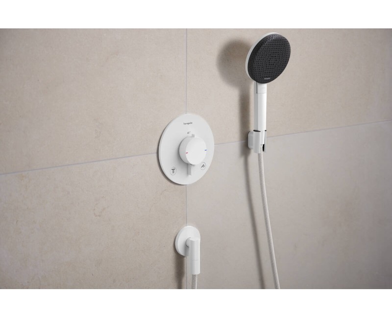 Dušas izvads Hansgrohe FixFit Fine S, matēti balts 28882700