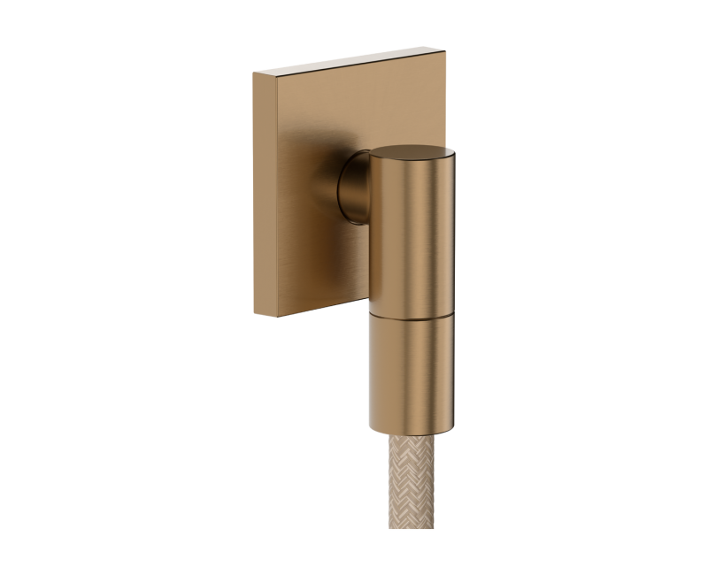 Душевой вывод Hansgrohe FixFit Fine E, матовая бронза 28883140
