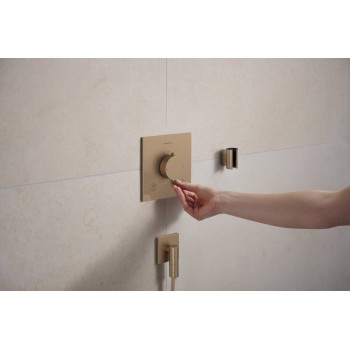 Dušas izvads Hansgrohe FixFit Fine E, birstēta bronza 28883140