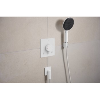 Dušas izvads Hansgrohe FixFit Fine E, matēti balts 28883700