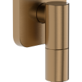 Душевой вывод Hansgrohe FixFit Fine Q, полированная бронза 28884140