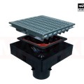 Трап ACO Self XtraPoint с оцинкованной решеткой в форме собачьей лапы, 250x250x205, B125, DN100