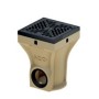 Трап ACO Self Europoint, горизонтальный выпуск DN110, решетка Microgrip, B125