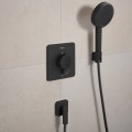 Dušas maisītājs Hansgrohe Ecostat Comfort Q ar termostatu iebūvējams, 1 ierīce matēti melns 33712670