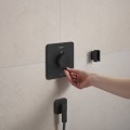 Dušas maisītājs Hansgrohe Ecostat Comfort Q ar termostatu iebūvējams, 1 ierīce matēti melns 33712670