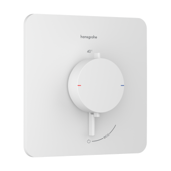 Dušas maisītājs Hansgrohe Ecostat Comfort Q ar termostatu iebūvējams, 1 ierīce matēti balts 33712700