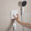 Dušas maisītājs Hansgrohe Ecostat Comfort Q ar termostatu iebūvējams, 1 ierīce matēti balts 33712700
