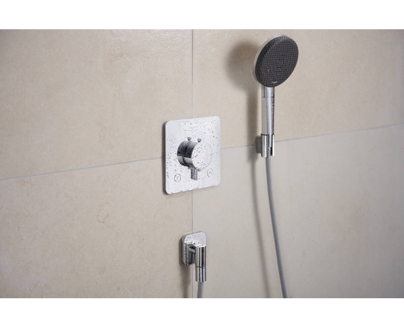 Dušas maisītājs Hansgrohe Ecostat Comfort Q ar termostatu iebūvējams, 2 ierīcēm, hroms 33713000