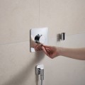 Dušas maisītājs Hansgrohe Ecostat Comfort Q ar termostatu iebūvējams, 2 ierīcēm, hroms 33713000