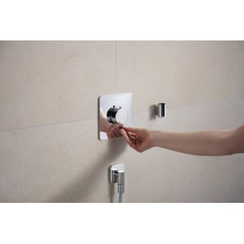 Dušas maisītājs Hansgrohe Ecostat Comfort Q ar termostatu iebūvējams, 2 ierīcēm, hroms 33713000