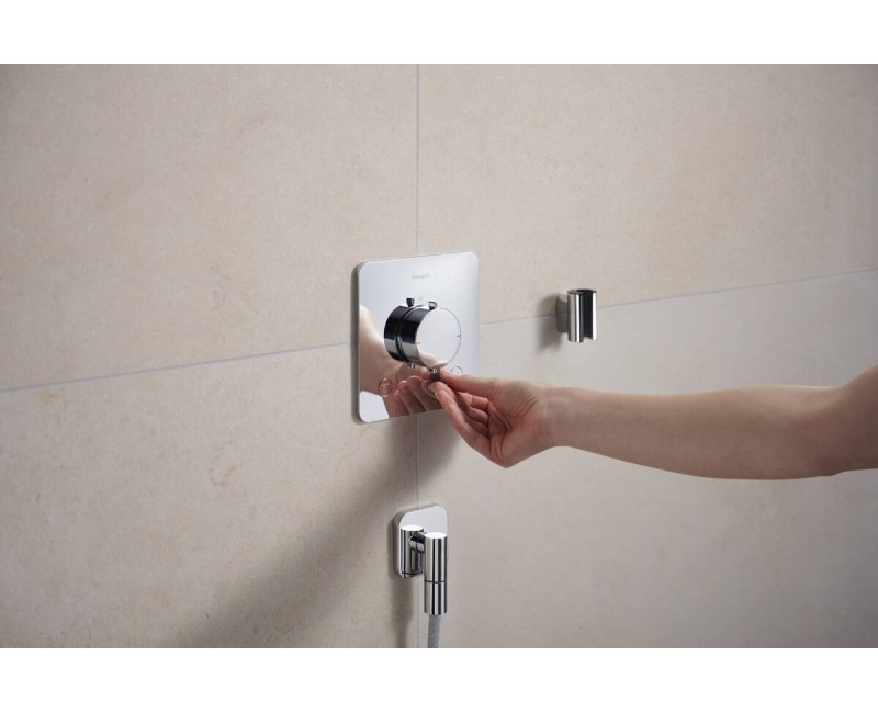 Dušas maisītājs Hansgrohe Ecostat Comfort Q ar termostatu iebūvējams, 2 ierīcēm, hroms 33713000