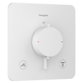 Dušas maisītājs Hansgrohe Ecostat Comfort Q ar termostatu iebūvējams, 2 ierīcēm, matēti balts 33713700