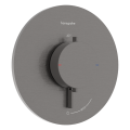 Смеситель для душа Hansgrohe Ecostat Comfort S с термостатом встроенный, 1 устройство, матовый черный хром 33714340