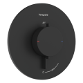 Смеситель для душа Hansgrohe Ecostat Comfort S с термостатом встроенный, 1 устройство, матовый черный 33714670