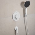 Смеситель для душа Hansgrohe Ecostat Comfort S с термостатом встроенный, 1 устройство, матовый белый 33714700