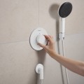 Смеситель для душа Hansgrohe Ecostat Comfort S с термостатом встроенный, 1 устройство, матовый белый 33714700