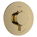 Смеситель для душа Hansgrohe Ecostat Comfort S с термостатом встроенный, 1 устройство полированное золото 33714990