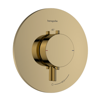 Dušas maisītājs Hansgrohe Ecostat Comfort S ar termostatu iebūvējams, 1 ierīce pulēta zelta izskats 33714990