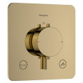 Dušas maisītājs Hansgrohe Ecostat Comfort Q ar termostatu iebūvējams, 2 ierīcēm, (ar drošības sistēmu) pulēta zelta izskats 33717990