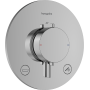 Dušas maisītājs Hansgrohe Ecostat Comfort S ar termostatu iebūvējams, 2 ierīcēm, (ar drošības sistēmu) hroms 33718000