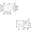 Унитаз Hansgrohe EluPura Q Original (без бачка и крышки) Rimless, белый 60137450
