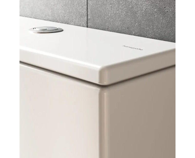 Skalojamā kaste podam Hansgrohe EluPura Q, pievads no apakšas, balta