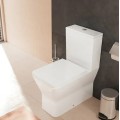 Skalojamā kaste podam Hansgrohe EluPura Q, pievads no apakšas, balta