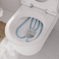 Подвесной унитаз Hansgrohe EluPura S, AquaFall, SmartClean, без крышки, белый 61118450