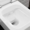 Piekaramais pods Hansgrohe EluPura Q, Rimfree AquaFall Flush, bez vāka, balts 60194450