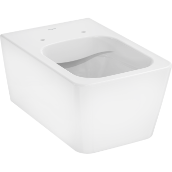 Piekaramais pods Hansgrohe EluPura Q, Rimfree AquaFall Flush, bez vāka, balts 60194450