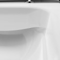 Piekaramais pods Hansgrohe EluPura Q, Rimfree AquaFall Flush, bez vāka, balts 60194450